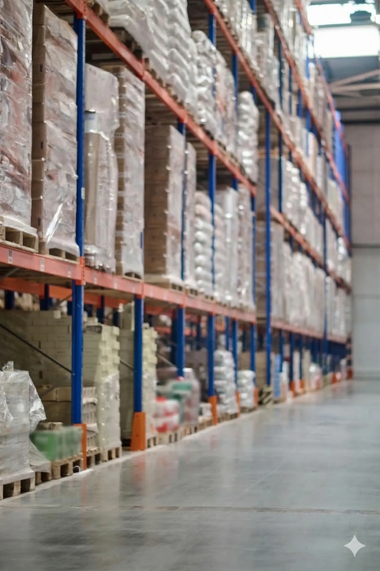 Warehouse racking with industrial supplies at Infronix Supplies and Solutions
